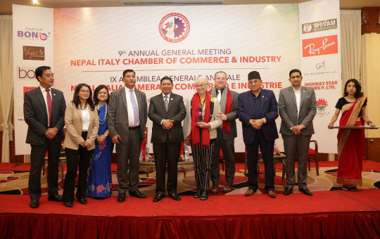 नेपाल इटाली उद्योग वाणिज्य संघको नवौं वार्षिक साधारण सभा सम्पन्न